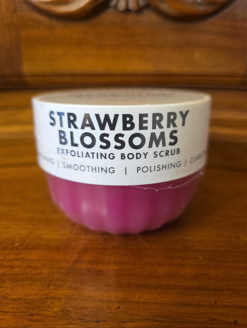Truly Strawberry Blossoms Exfoliating Body Scrub, 8.79 fl oz--Sealed/New